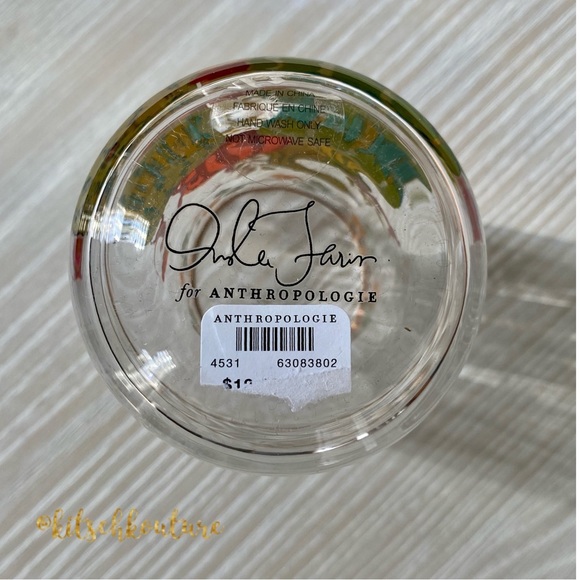 Anthropologie Inslee Fariss Autumn’s Bounty Glass - Picture 9 of 9